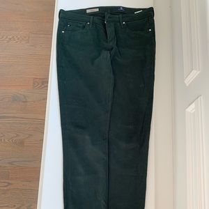 AG Stilt Sateen Dark Green Size 28R